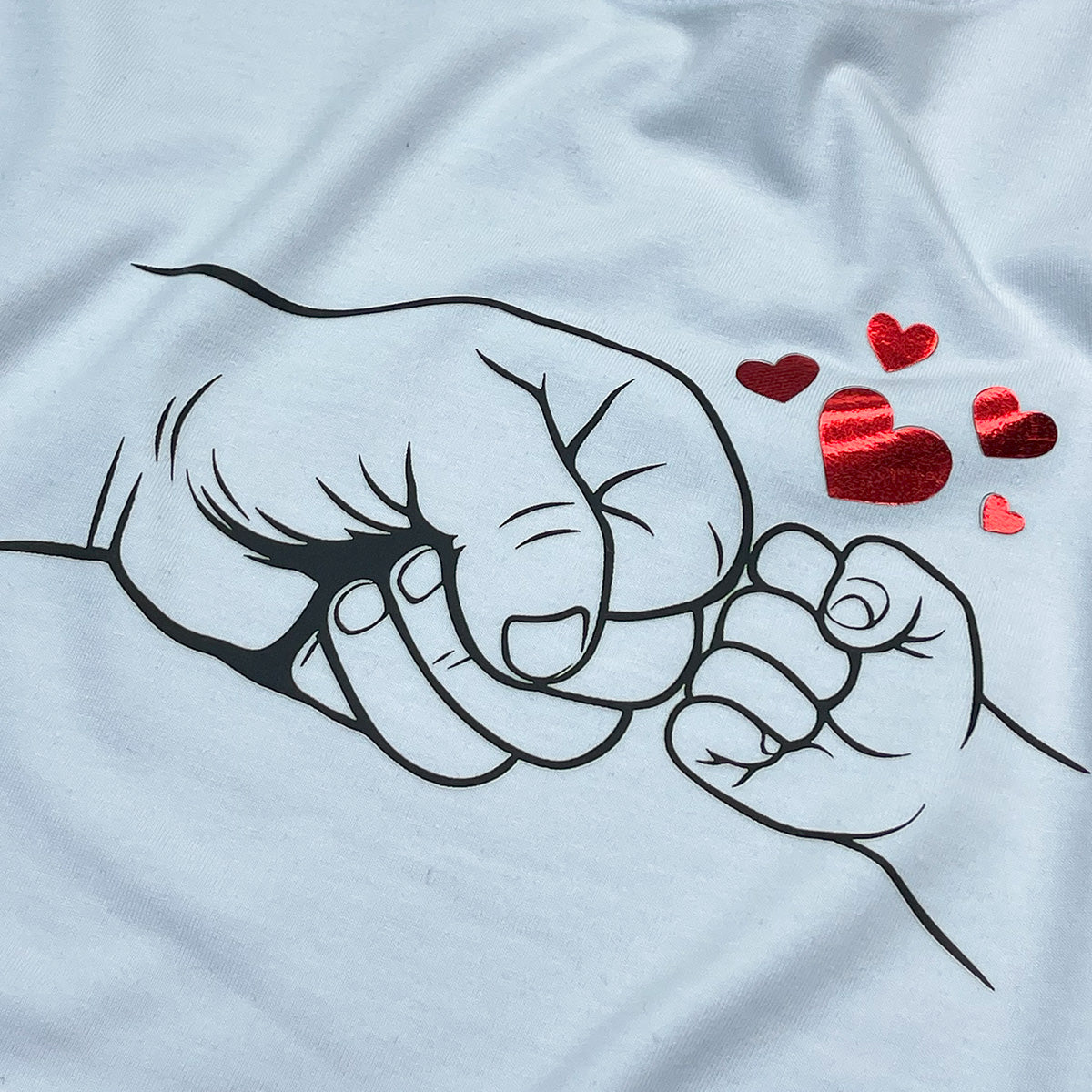 T-Shirt Infantil Branca Toque de Pai e Filho(a) Toque de Pai e Filho(a)