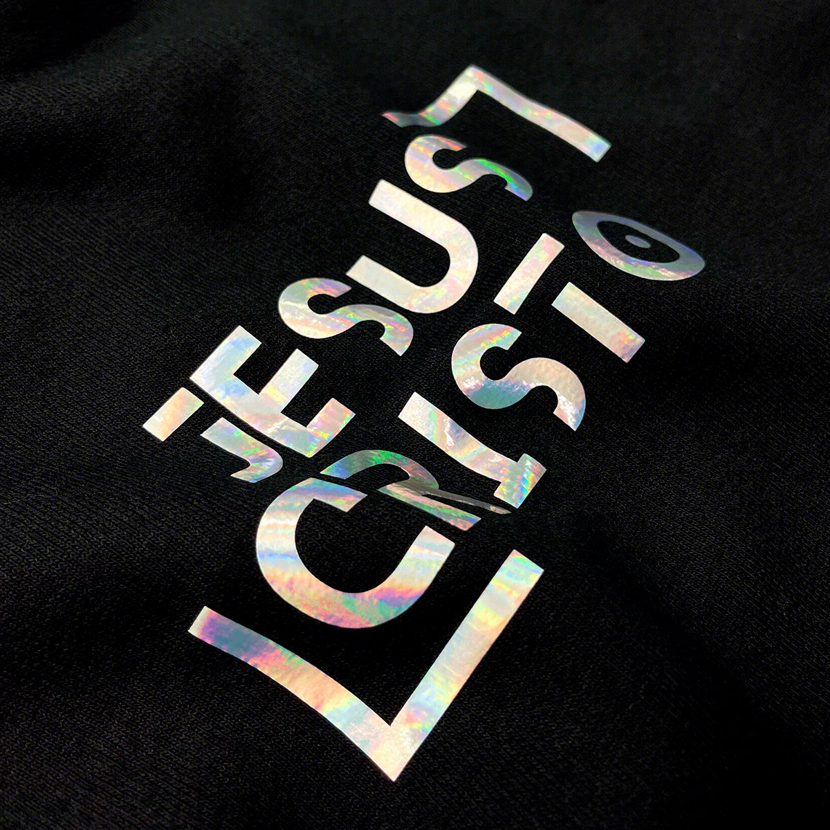 Moletom Preto Jesus Cristo Holográfico