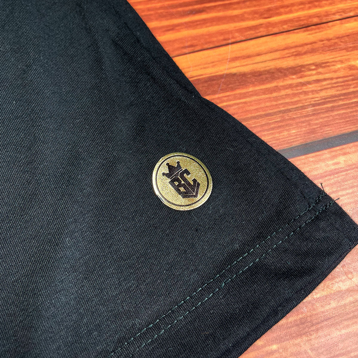 Camiseta Masculina Preta Eis-me Aqui
