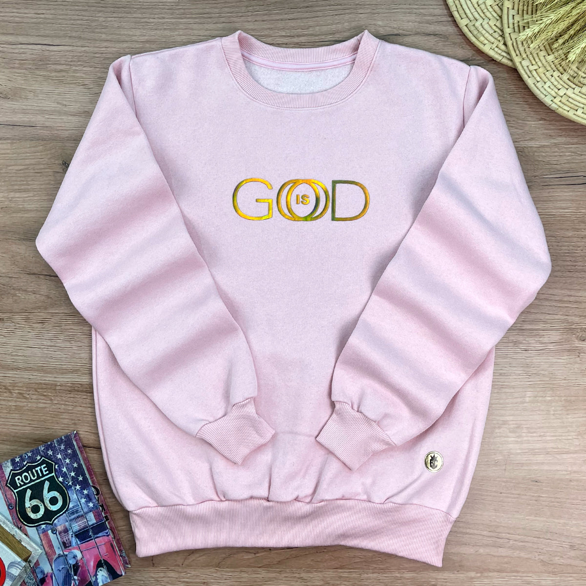 Moletom Rosa God is Good