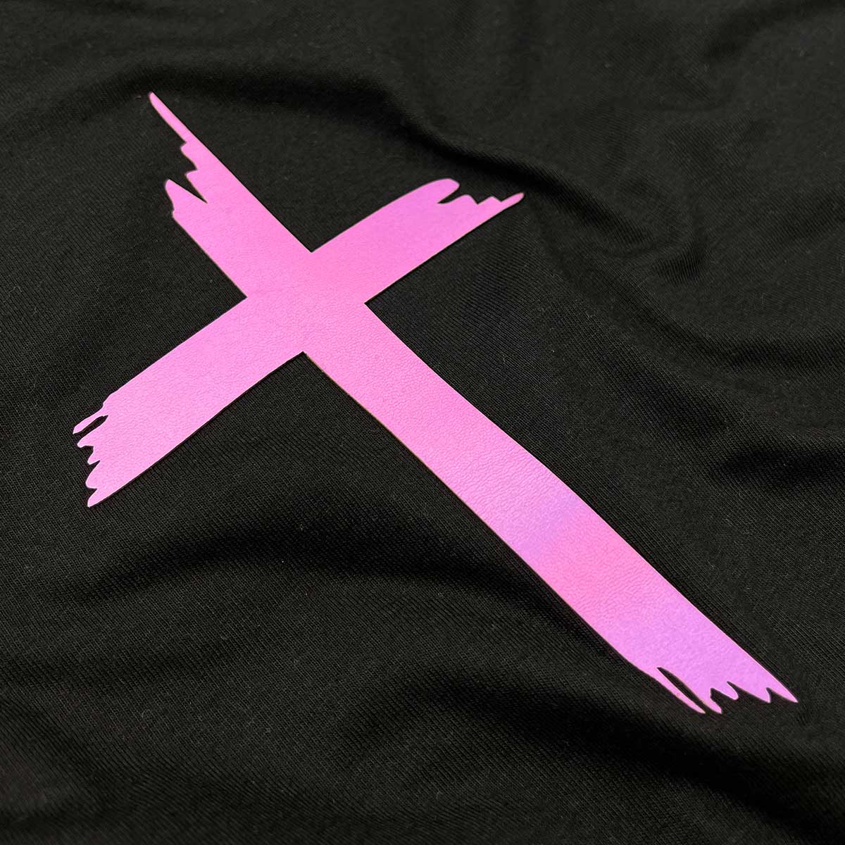 T-Shirt Infantil Preta Cruz Camaleão