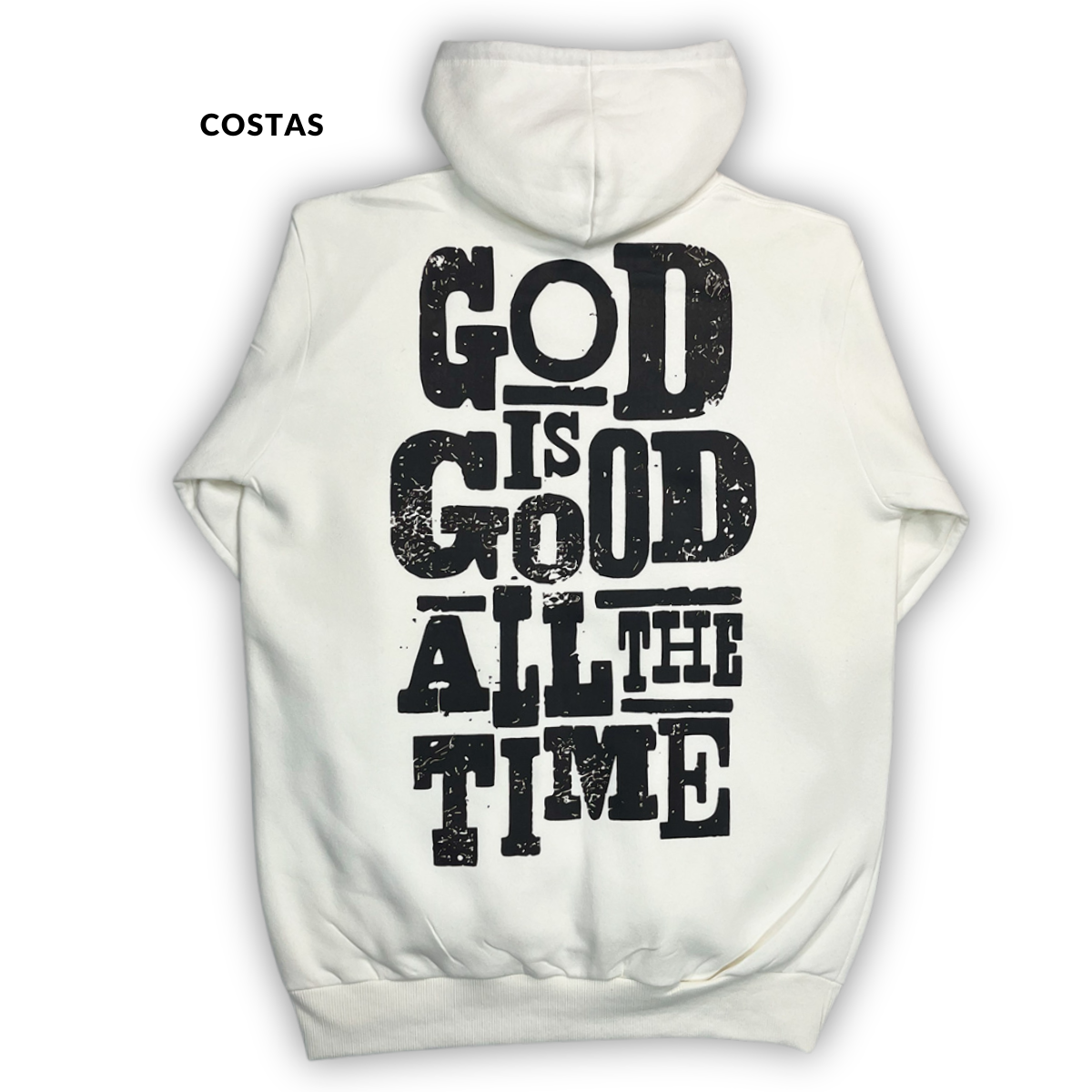 Moletom Canguru Com Capuz Off White God Is Good All The Time