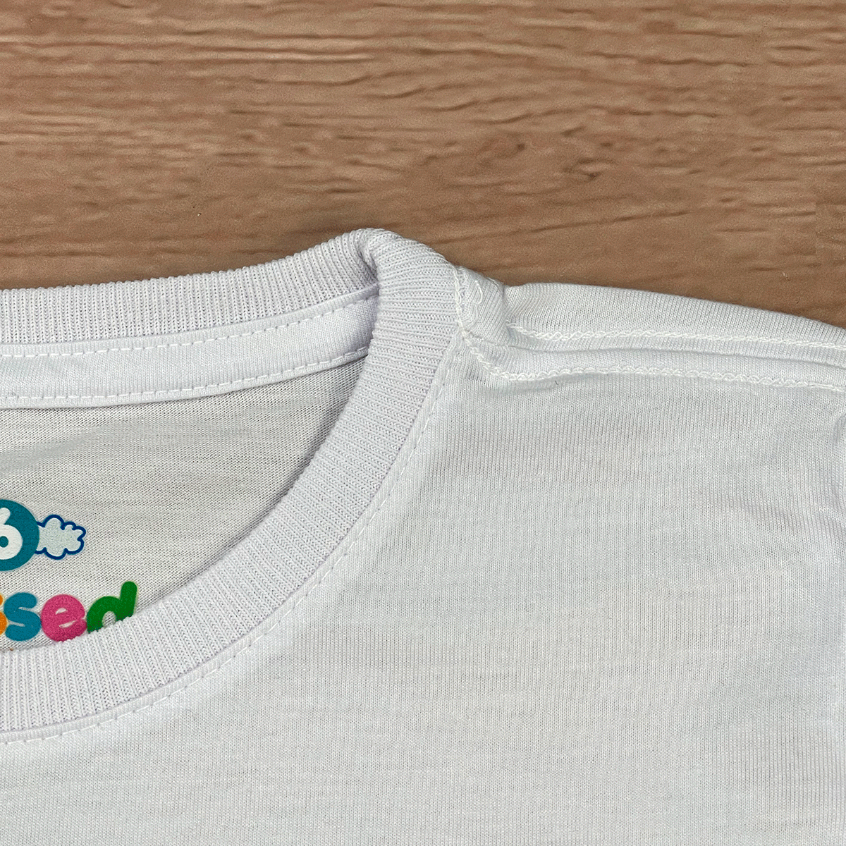 T-Shirt Infantil Branca Ovelha Deixou As Noventa E Nove