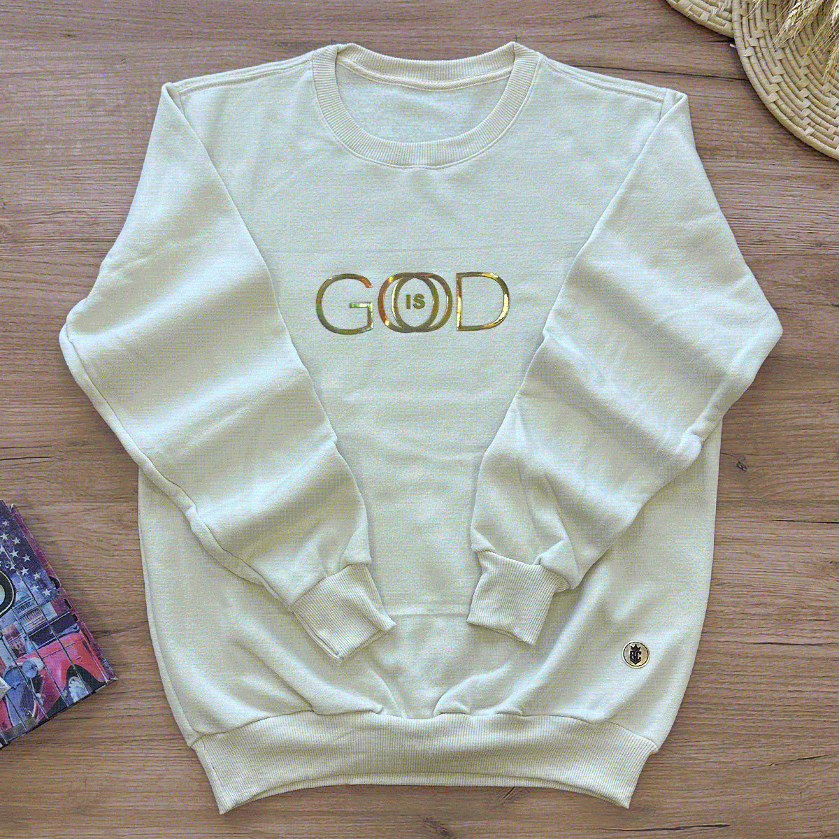 Moletom Off White God is Good