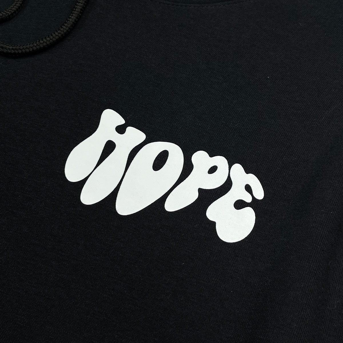 Moletom Canguru Com Capuz Preto Jesus Is The Hope
