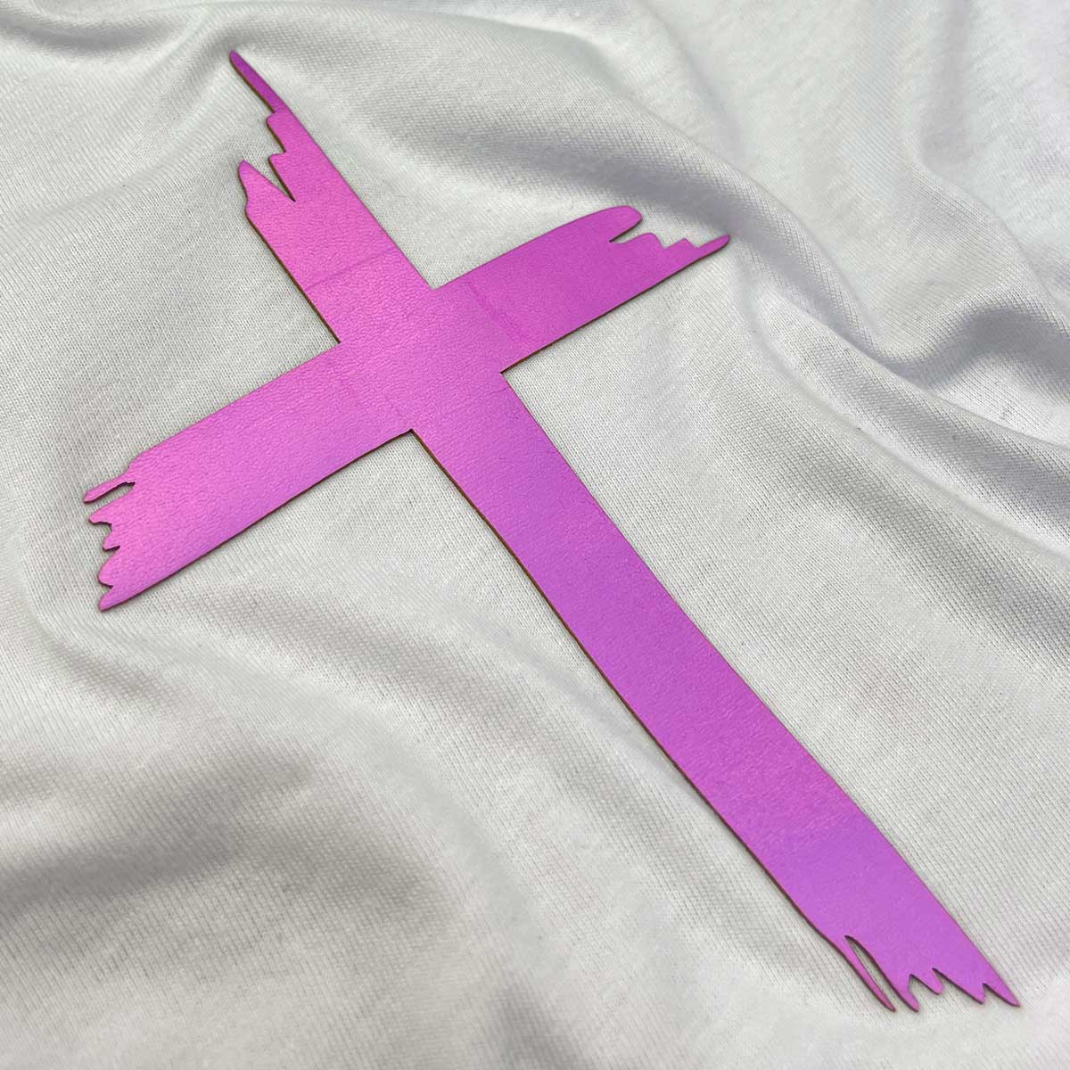 T-Shirt Infantil Branca Cruz Camaleão