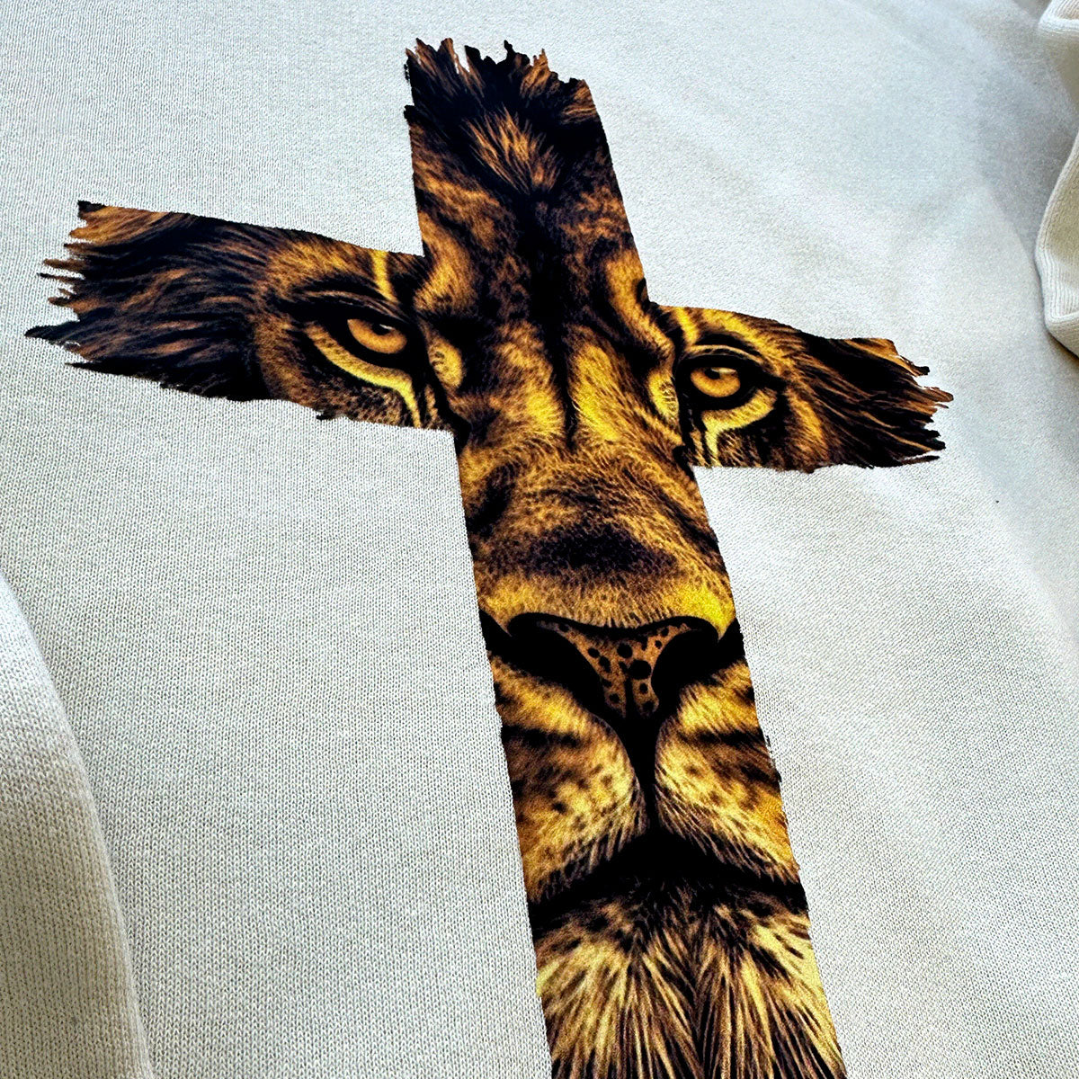 Moletom Off White Cruz Leão Dourado