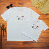 Kit Pai e Filho Branca Toque de Pai e Filho(a)