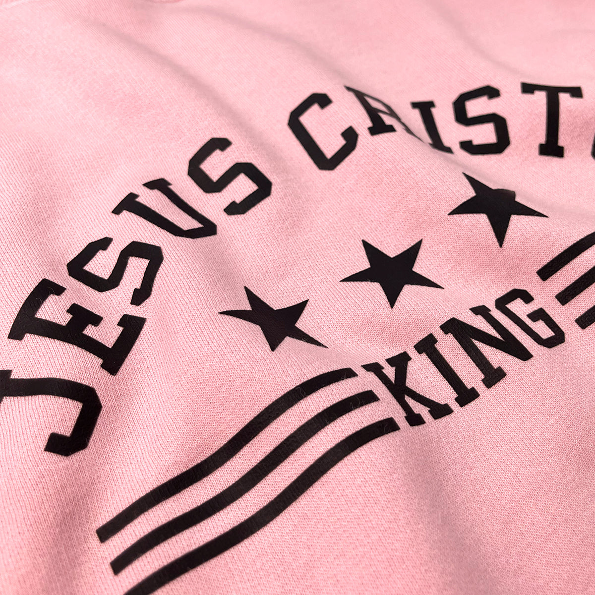 Moletom Rosa Jesus Cristo King