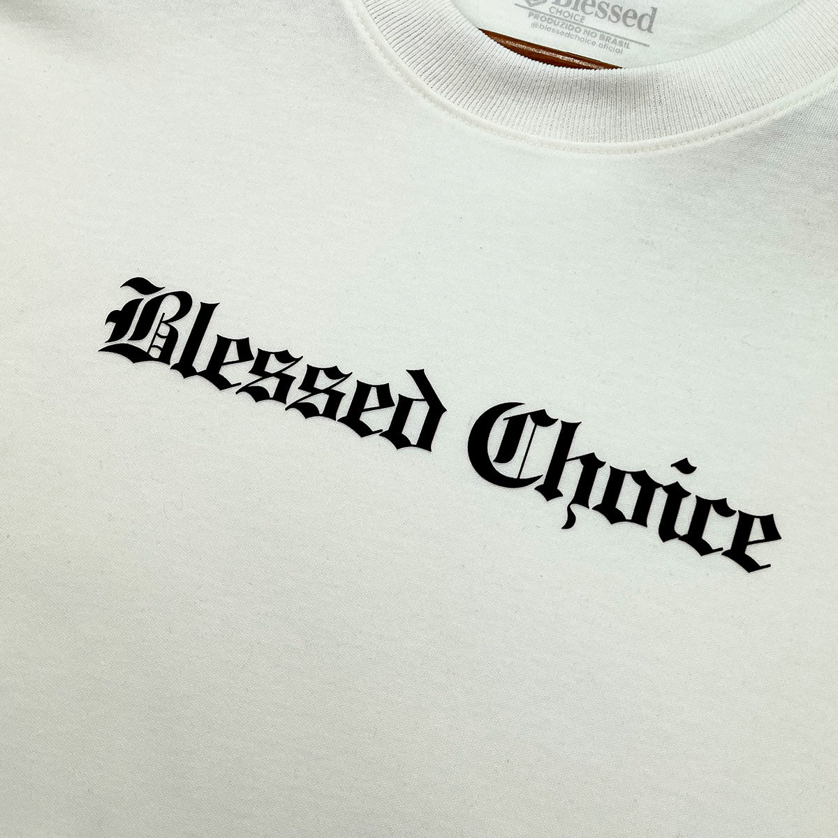 Oversized Off White Full O Amor De Cristo Nos Uniu