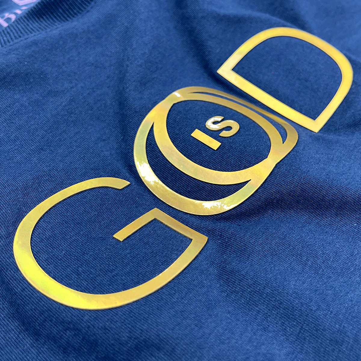 Camiseta Feminina Azul God is Good