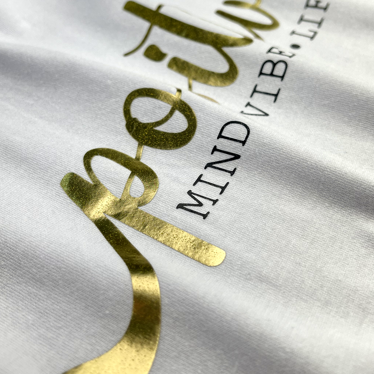 Camiseta Feminina Branca Positive