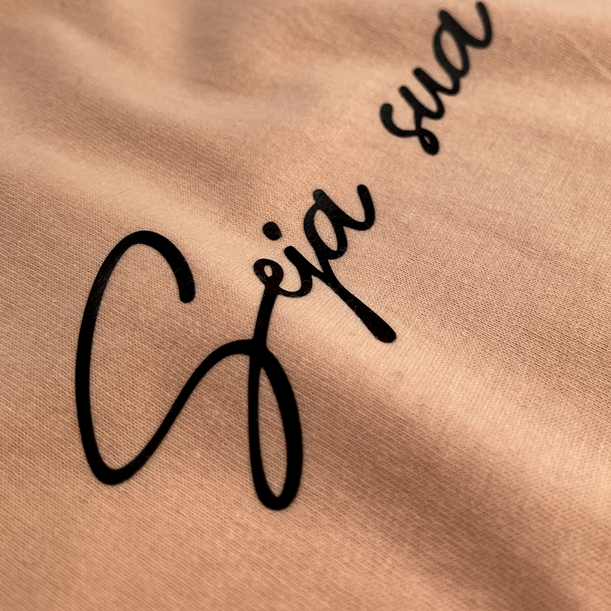 Camiseta Feminina Salmão Seja sua melhor versão