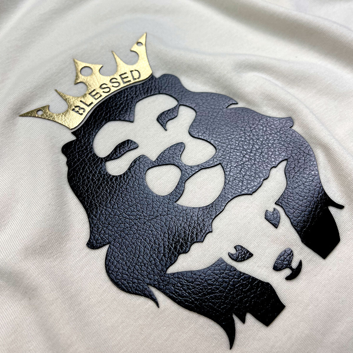 Camiseta Masculina Off White Coroa Cordeiro e Leão