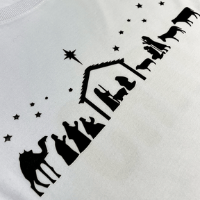 Camiseta Masculina Branca O Nascimento