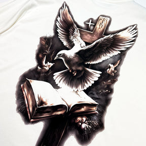 Oversized Off White Full Palavra Espírito Santo