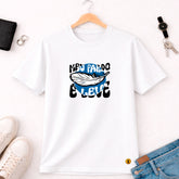 Camiseta Masculina Branca Meu Fardo é Leve
