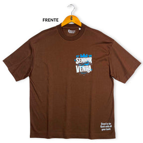 Oversized Marrom Full Até que o Senhor Venha