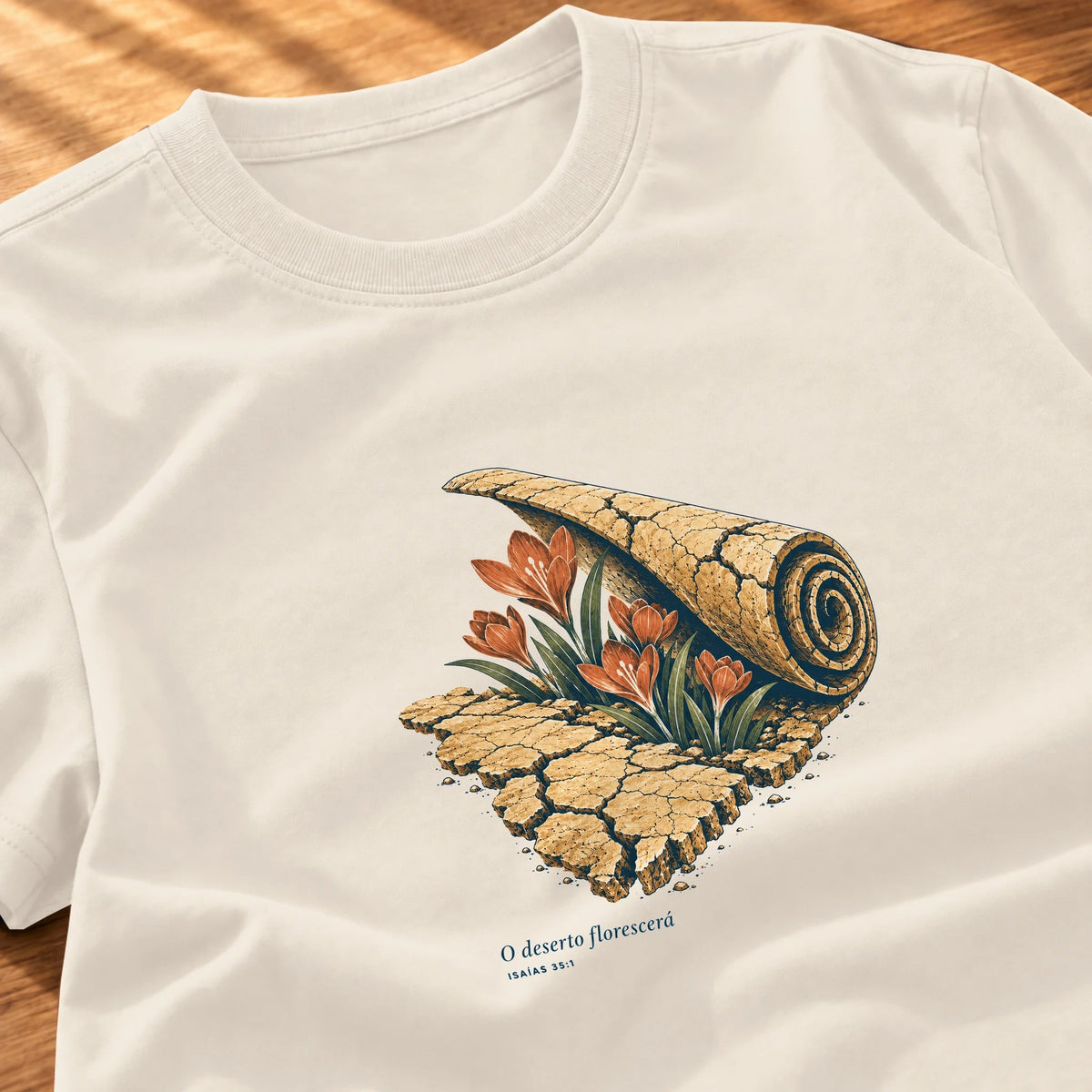 Camiseta Feminina Off White O deserto florescerá