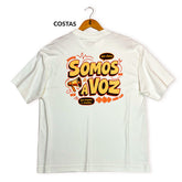 Oversized Off White Somos a Voz