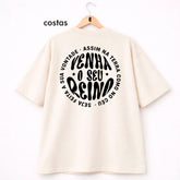 Oversized Off White Venha o Seu Reino