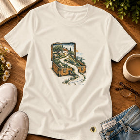 Camiseta Feminina Off White O Pai corre ao encontro