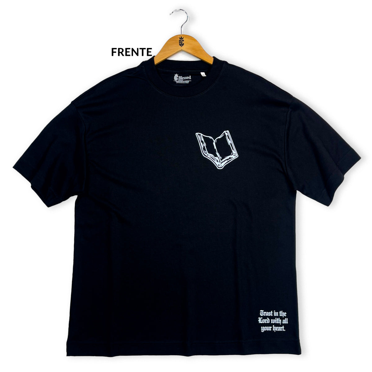 Oversized Preta Full Sejam Praticantes da Palavra