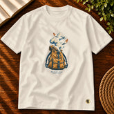 Camiseta Masculina Off White Meu fardo é leve bolsa