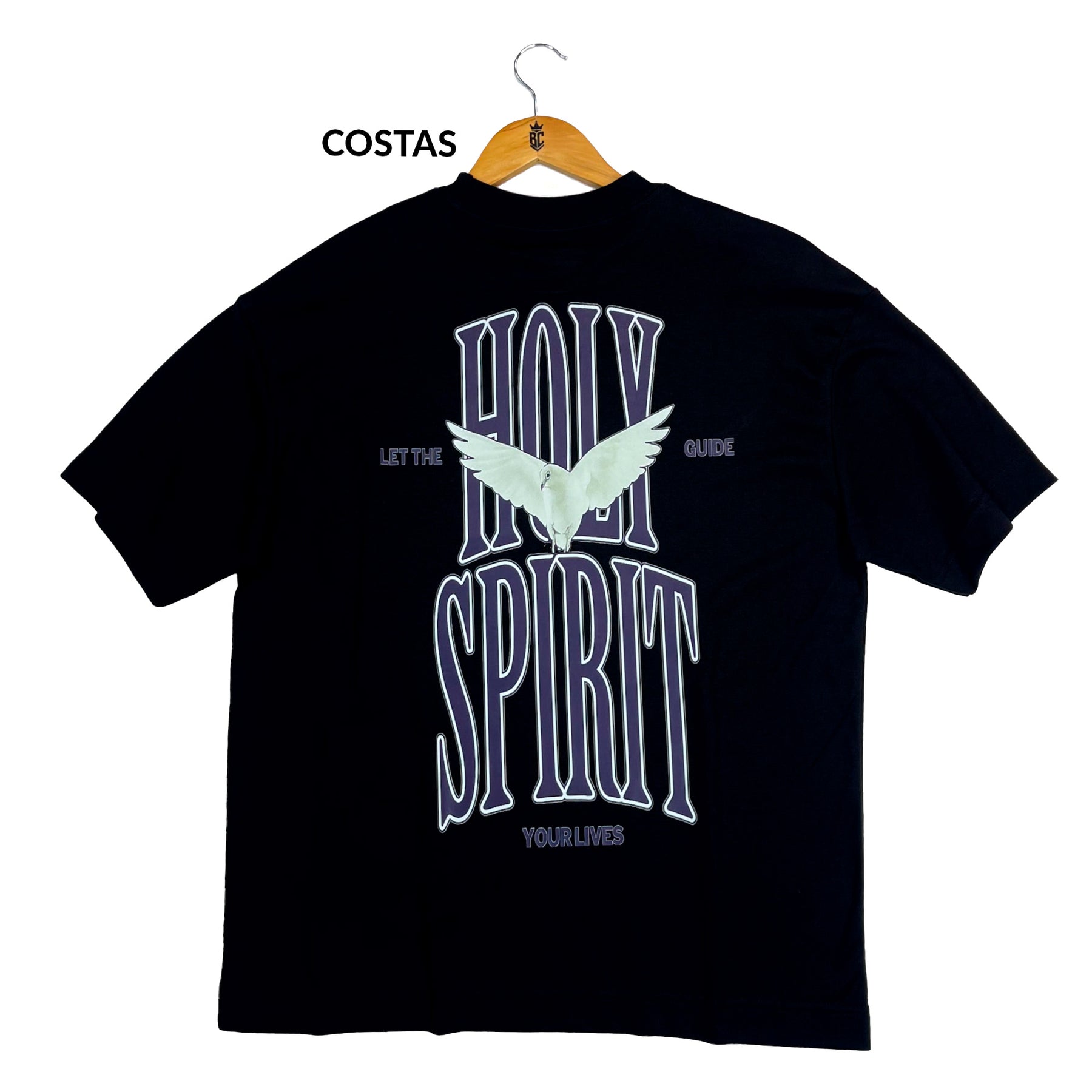 Oversized Preta Full Holy Spirit