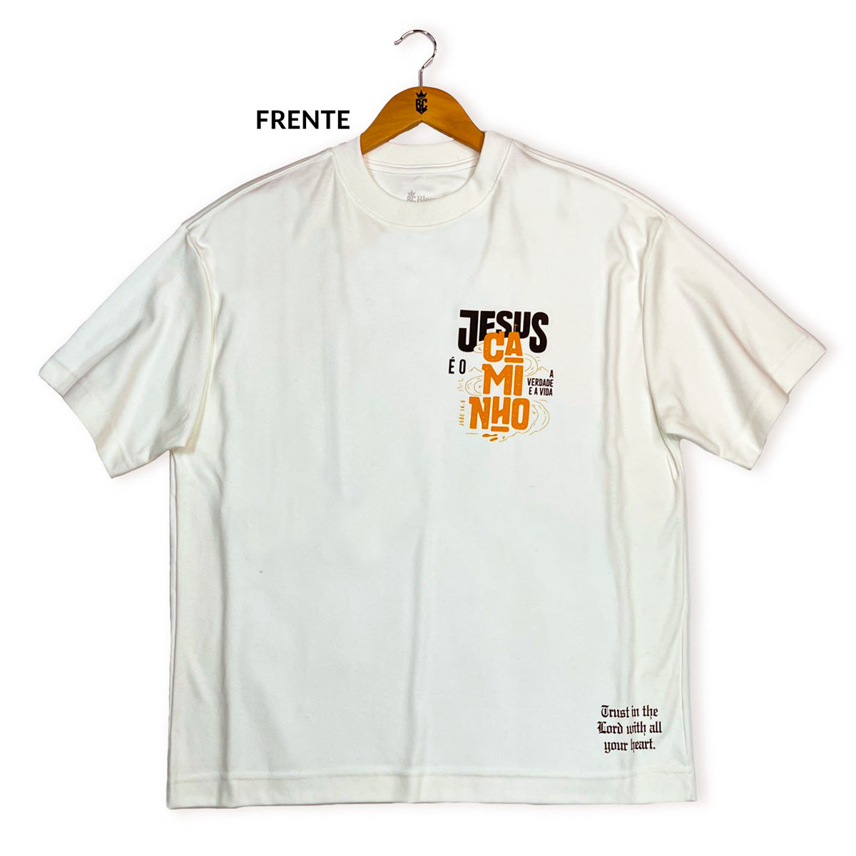 Oversized Off White Full Jesus é o Caminho