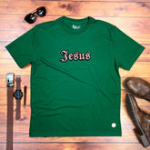Camiseta Masculina Verde Veludo Jesus
