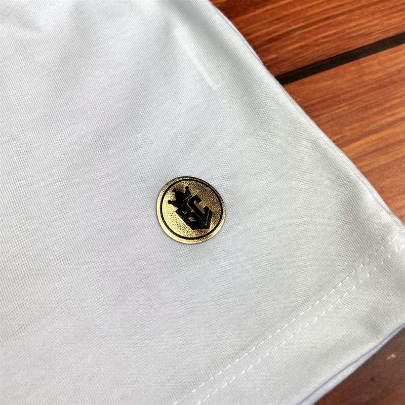 Camiseta Masculina Branca Meu Fardo é Leve