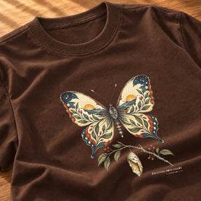 Camiseta Feminina Marrom Em Cristo, nova criação