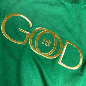 Camiseta Feminina Verde God is Good