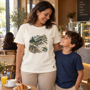 Camiseta Feminina Off White Confie no Senhor