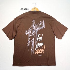 Oversized Marrom Full Cruz Foi Por Você!