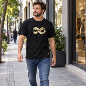 Camiseta Masculina Preta Amor sem medida