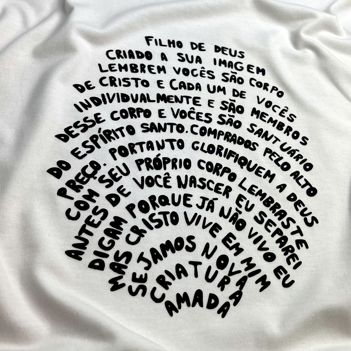 Camiseta Masculina Off White Digital Filho De Deus