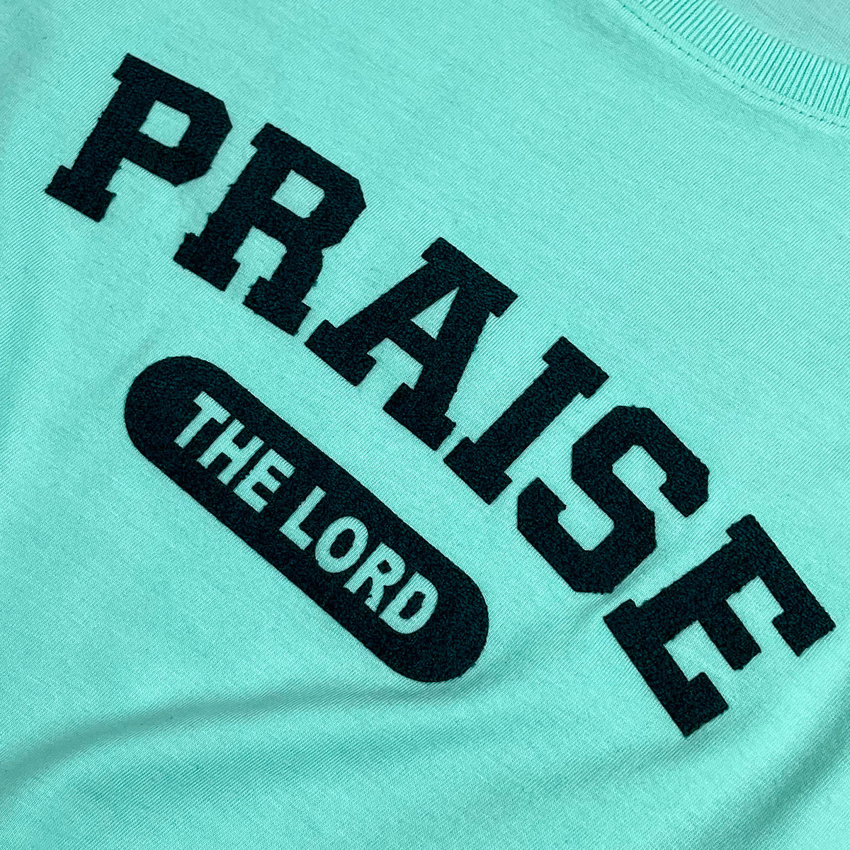 Camiseta Feminina Verde Menta Praise The Lord