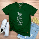 Camiseta Feminina Verde Você é Uma Ideia Linda