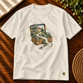 Camiseta Masculina Off White O Pai corre ao encontro