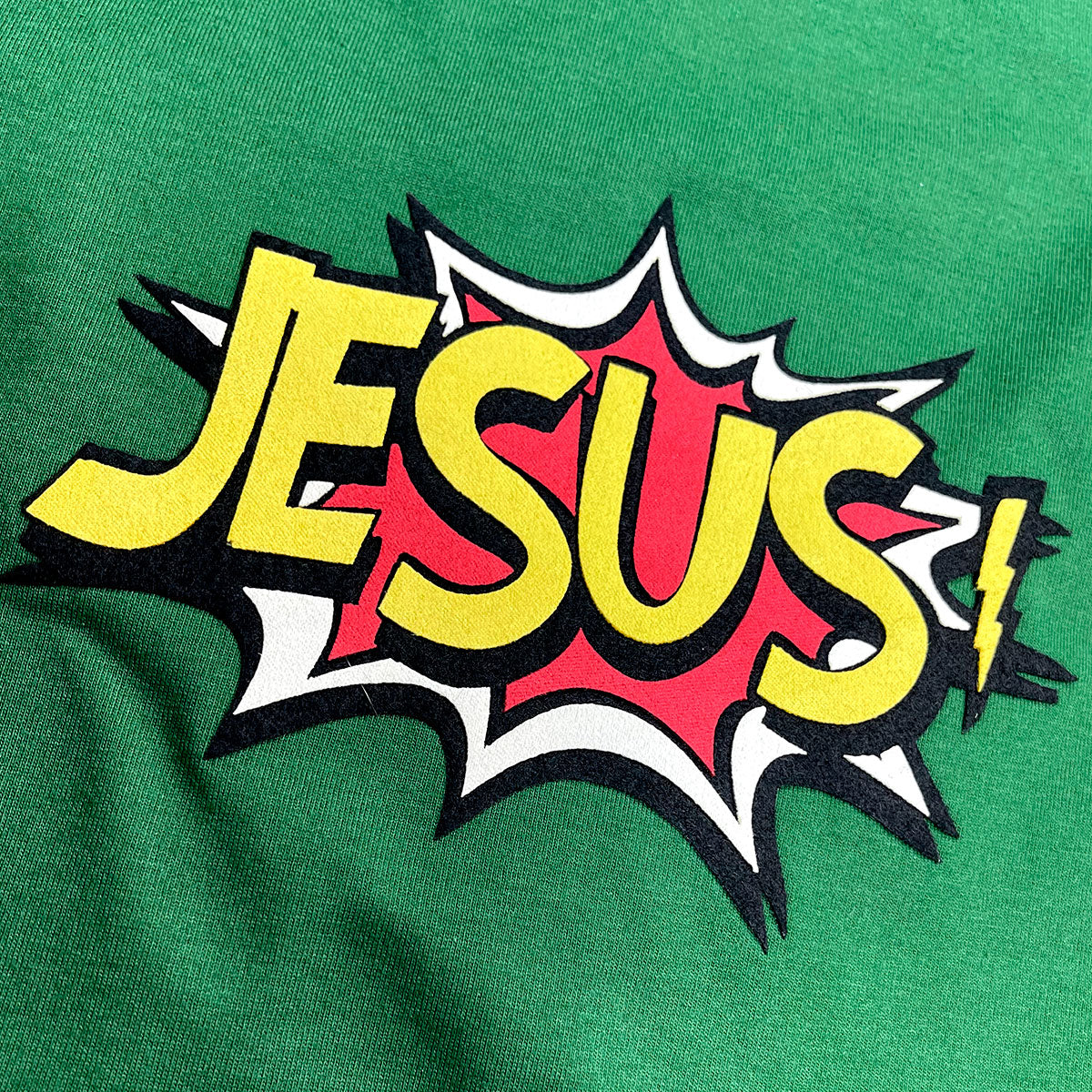 T-Shirt Infantil Verde Boom Jesus