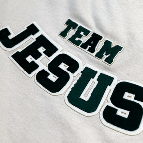 T-Shirt Infantil Branca Team Jesus