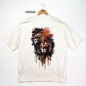 Oversized Off White Full Dois Leões