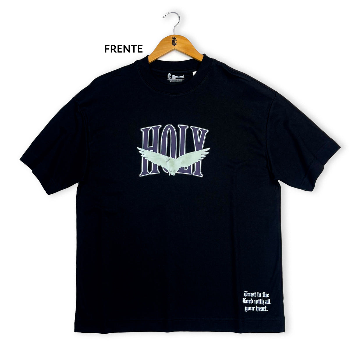 Oversized Preta Full Holy Spirit