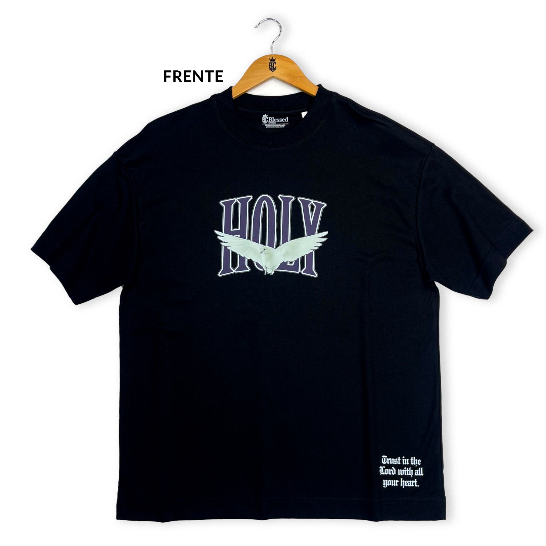 Oversized Preta Full Holy Spirit