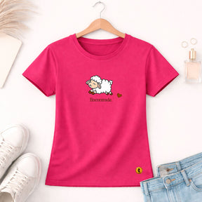 Camiseta Feminina Pink Encontrada Ovelha