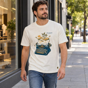 Camiseta Masculina Off White Tudo se fez novo