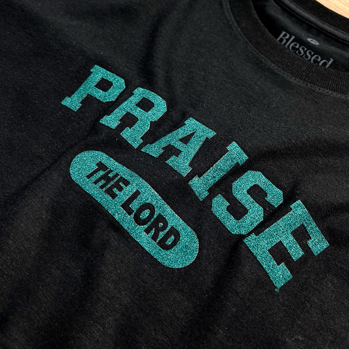 Camiseta Masculina Preta Praise The Lord