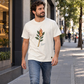 Camiseta Masculina Off White Arde, mas não se consome